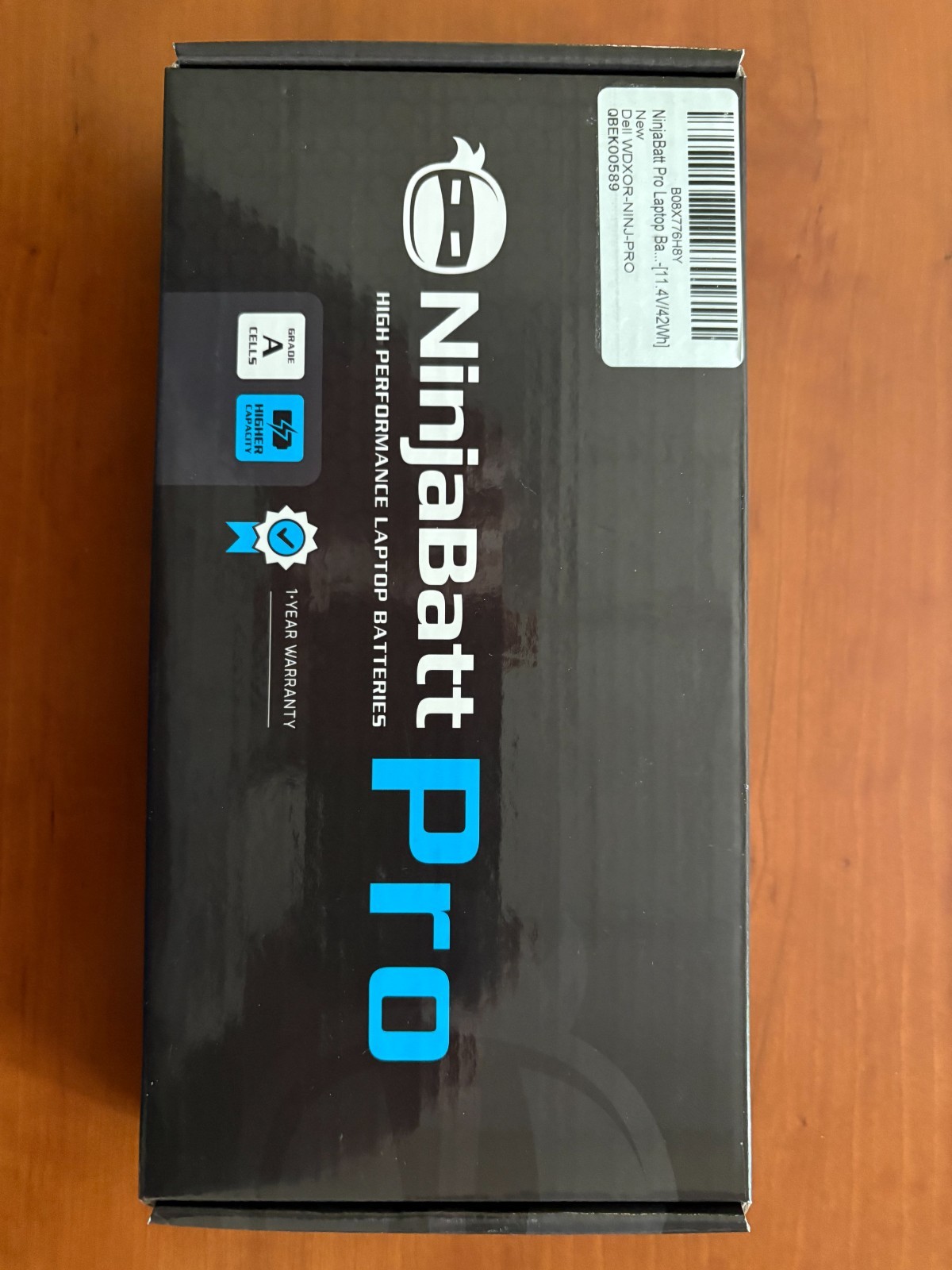 Ninja Batt Pro for a Dell WDORX High Performance Laptop Battery New