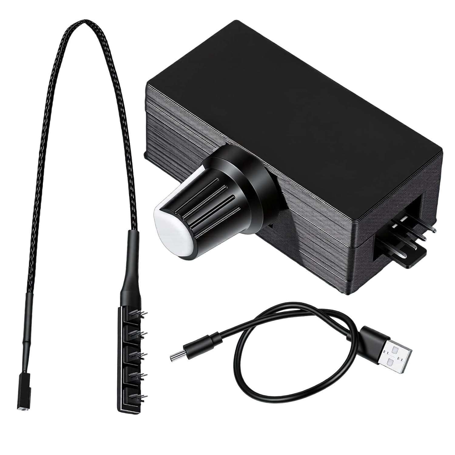 4 Pin 12V PWM Fan Speed Controller PWM Fan Controller with 4 Pin 5 Way PC Fans