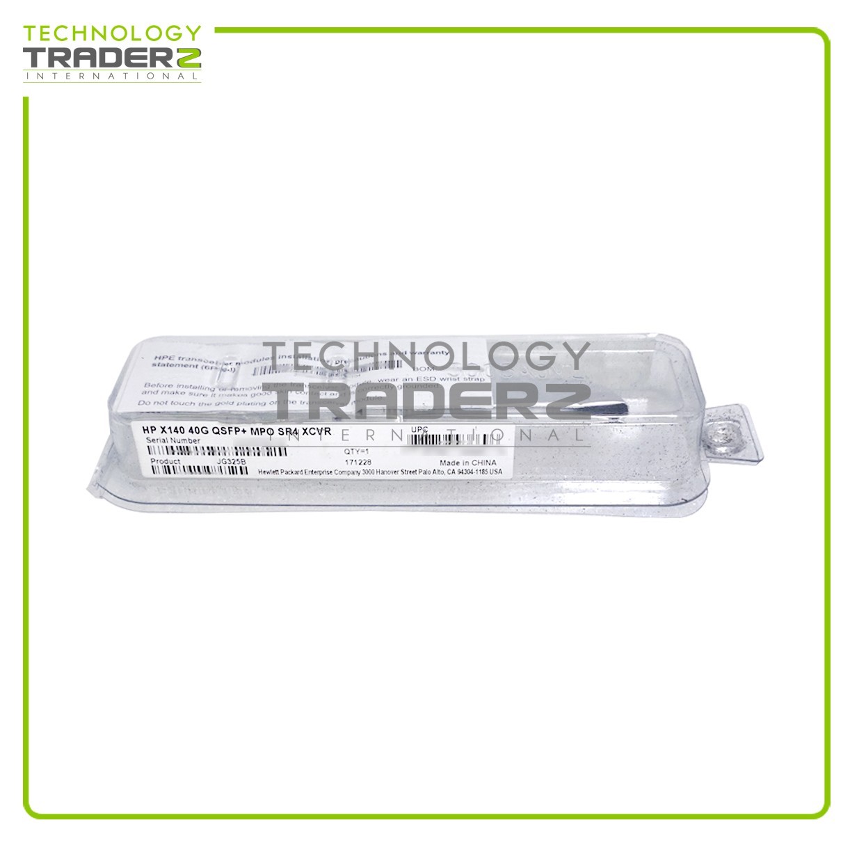HPE JG325B X140 40G QSFP+ MPO SR4 Transceiver **New Sealed**