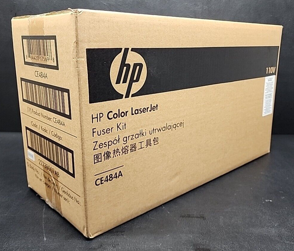 New Genuine HP Color LaserJet Fuser Kit CE484A 110V