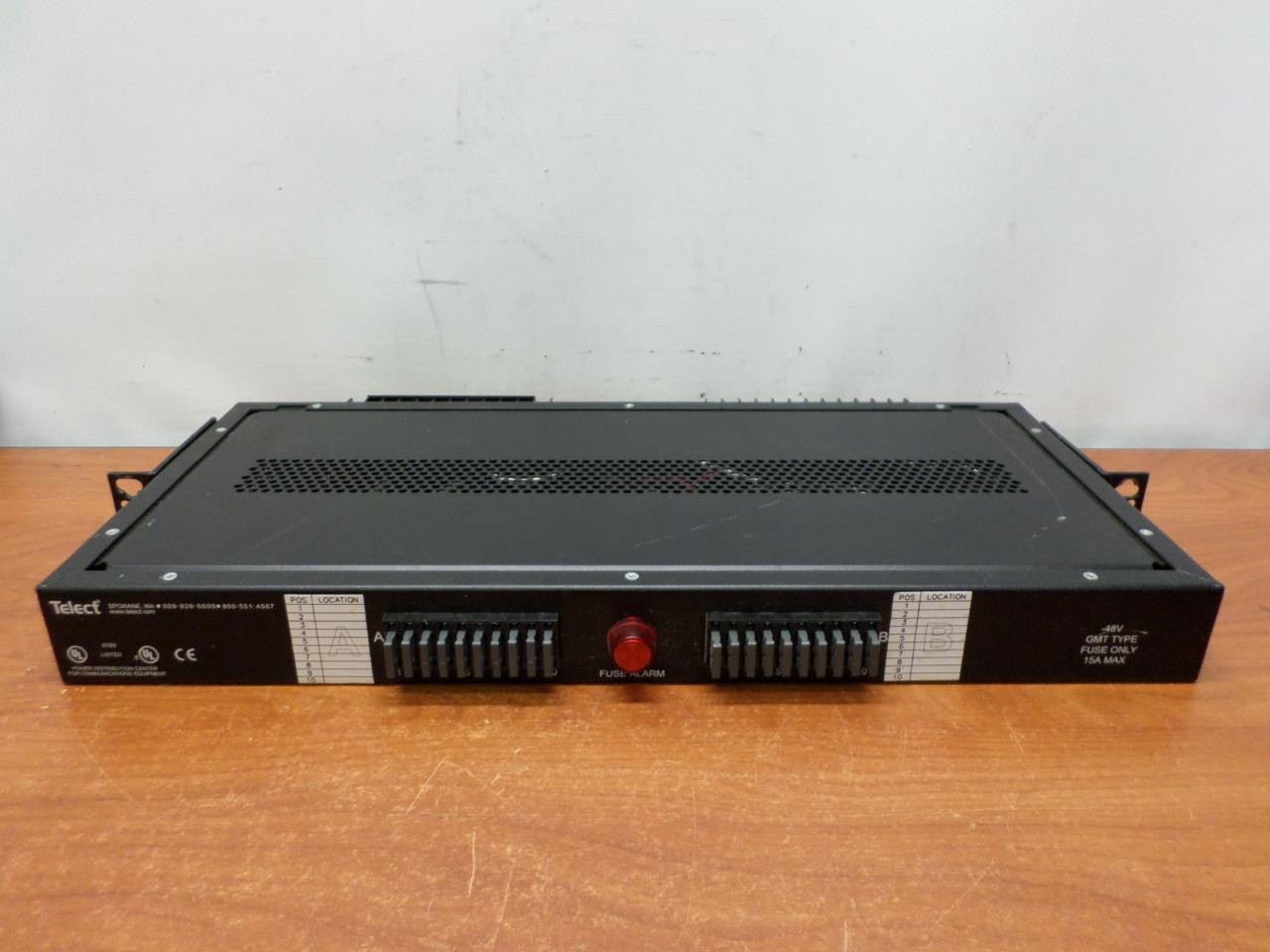 Telect 009-0004-1001 48VDC 20 Port Power Distribution Center