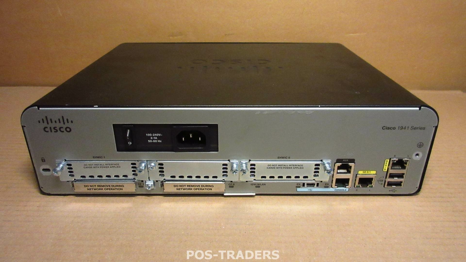 Cisco CISCO1941/K9 Integrated Services Router - 2x GE Port - LOOSE COVER