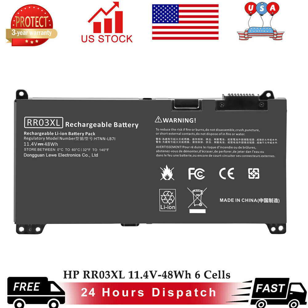 REPLACEMENT BATTERY FOR HP PROBOOK 440 450 470 G4 G5 Series RR03XL 851610-855