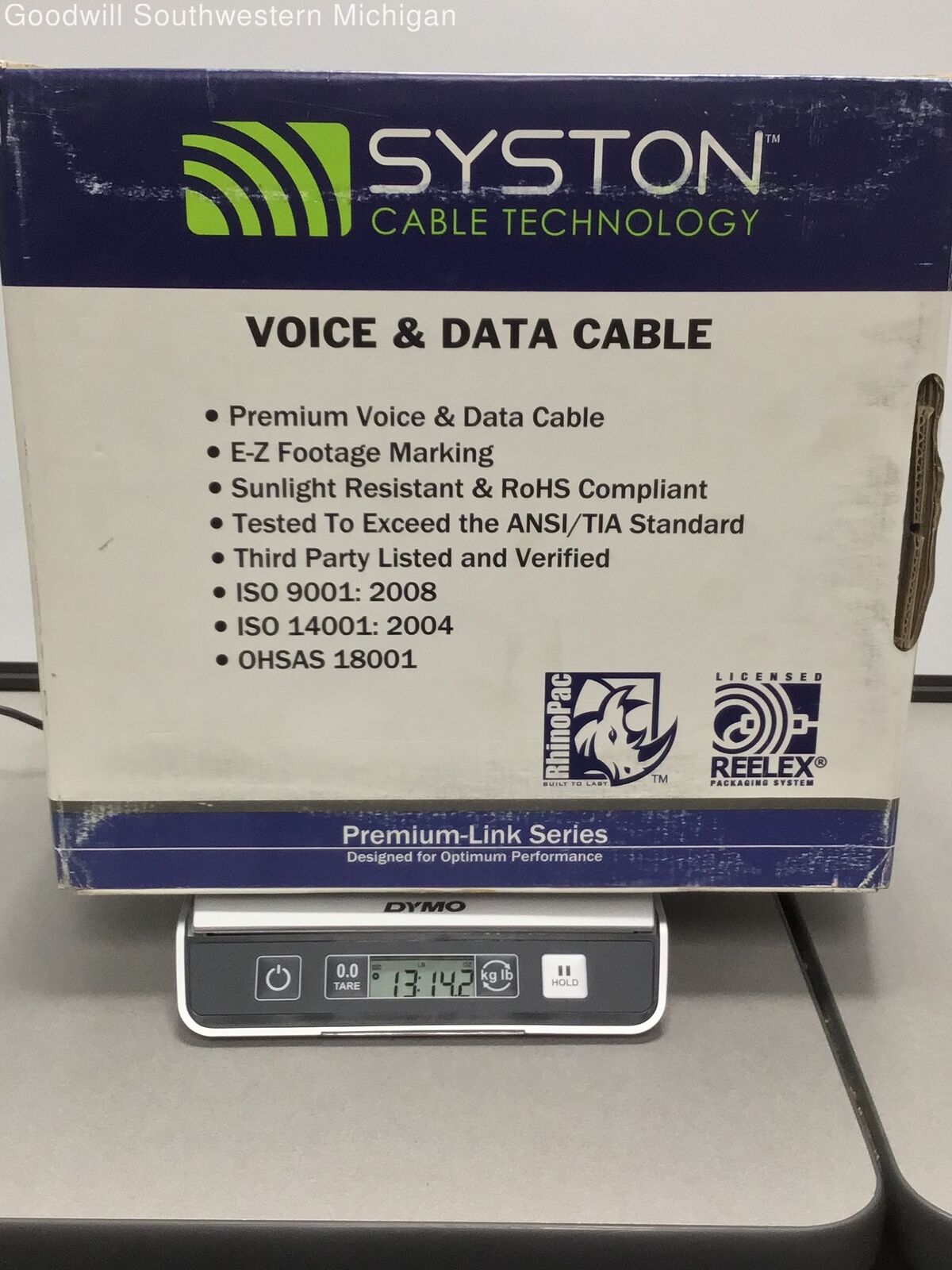 Syston Cable Technology Cat 5e Voice and Data Cable