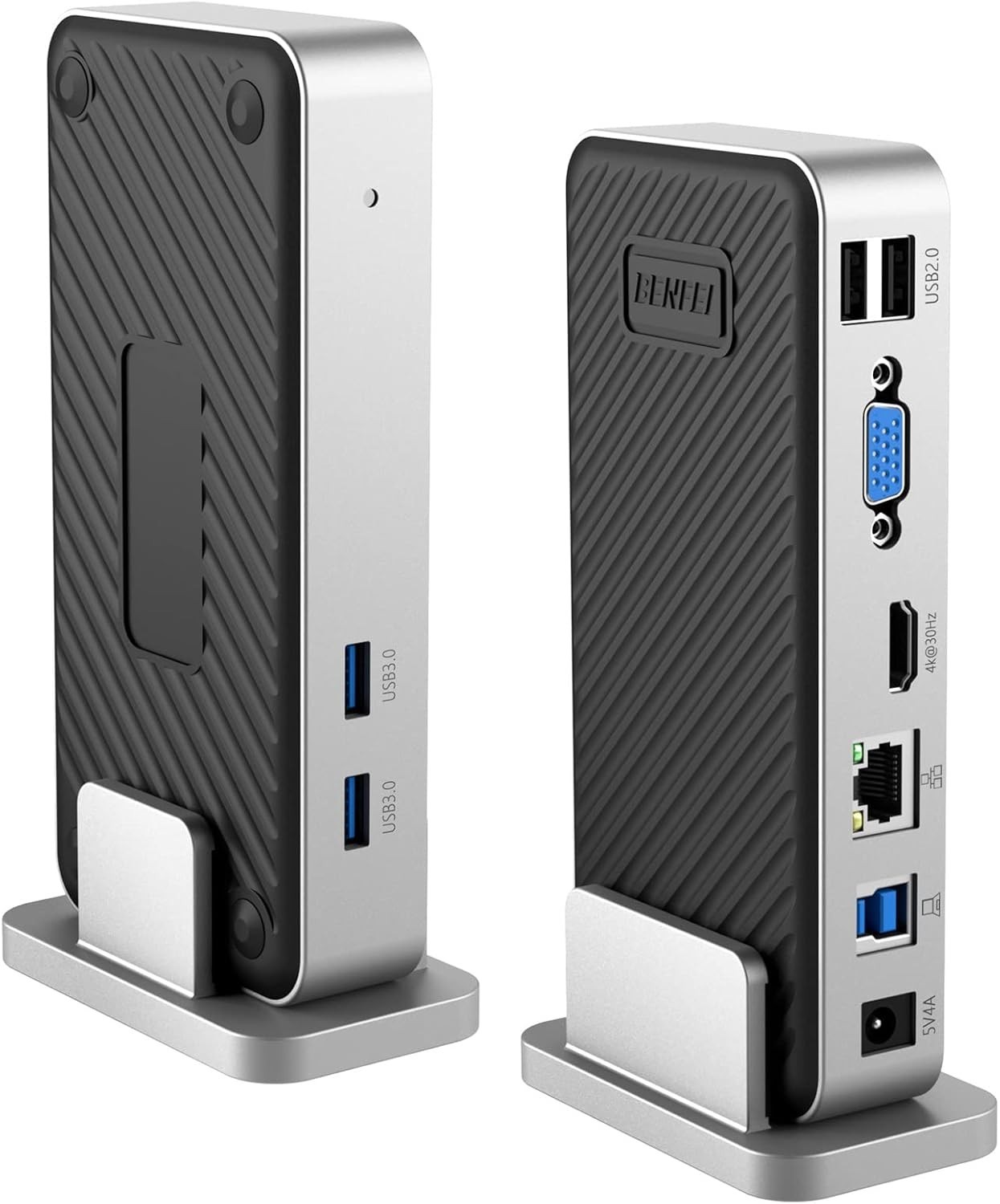 BENFEI Universal Docking Station Dual Monitor HDMI VGA Compatible with Mac USB
