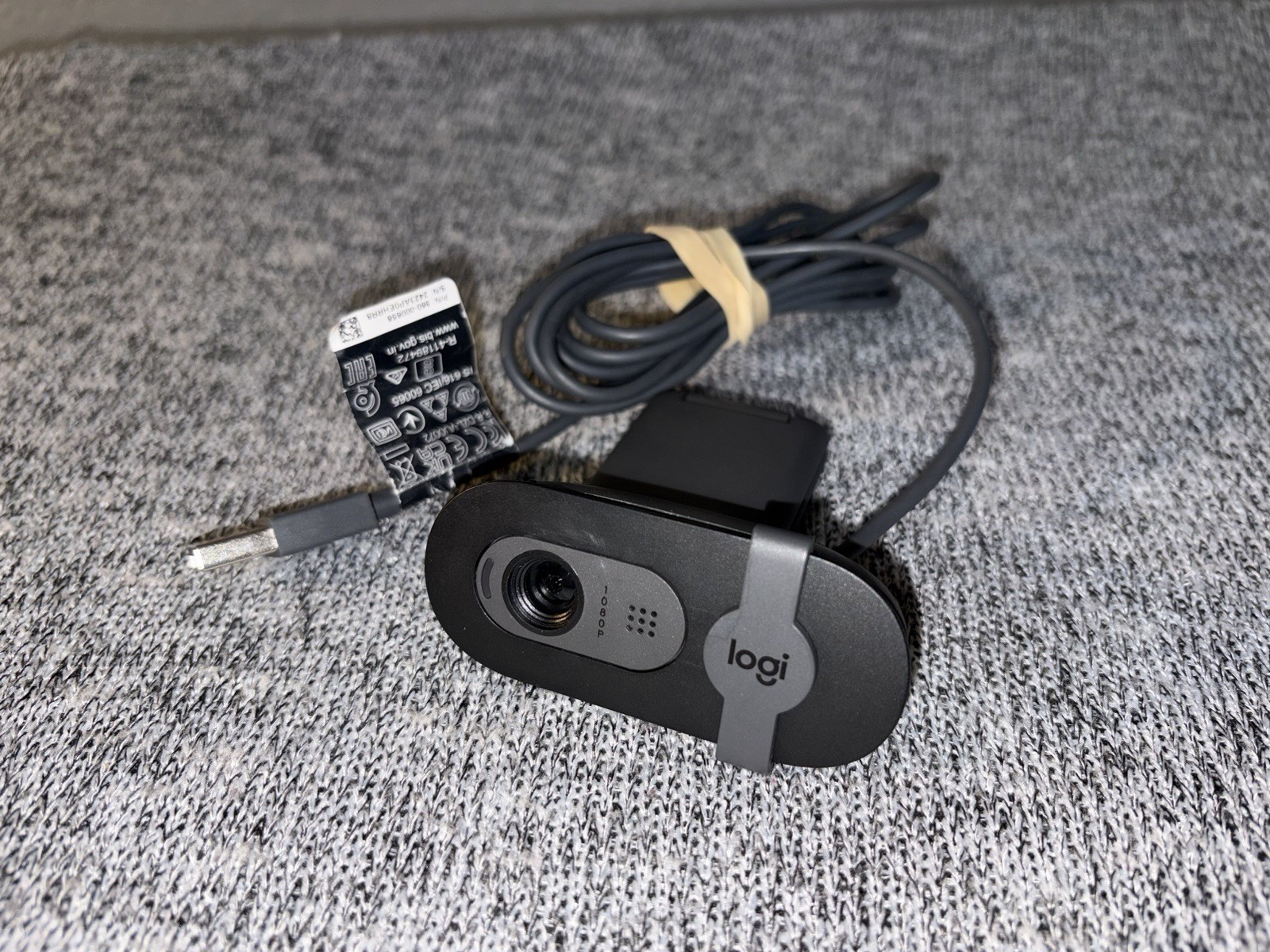 Logitech Brio 100 1080p 60 fps Fixed Webcam VU0072 TESTED
