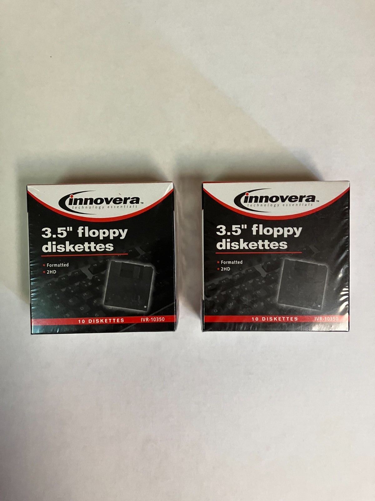 2 Factory Sealed Boxes of  Innovera 3.5" Floppy Diskettes (20 diskettes total)