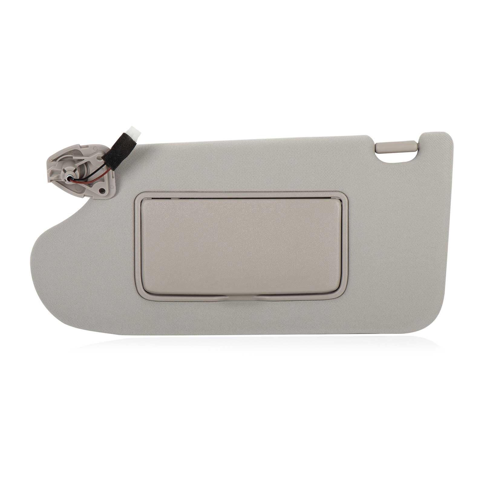 Nakuuly Gray Left Driver Side Sun Visor W/O Sunroof for Nissan Altima