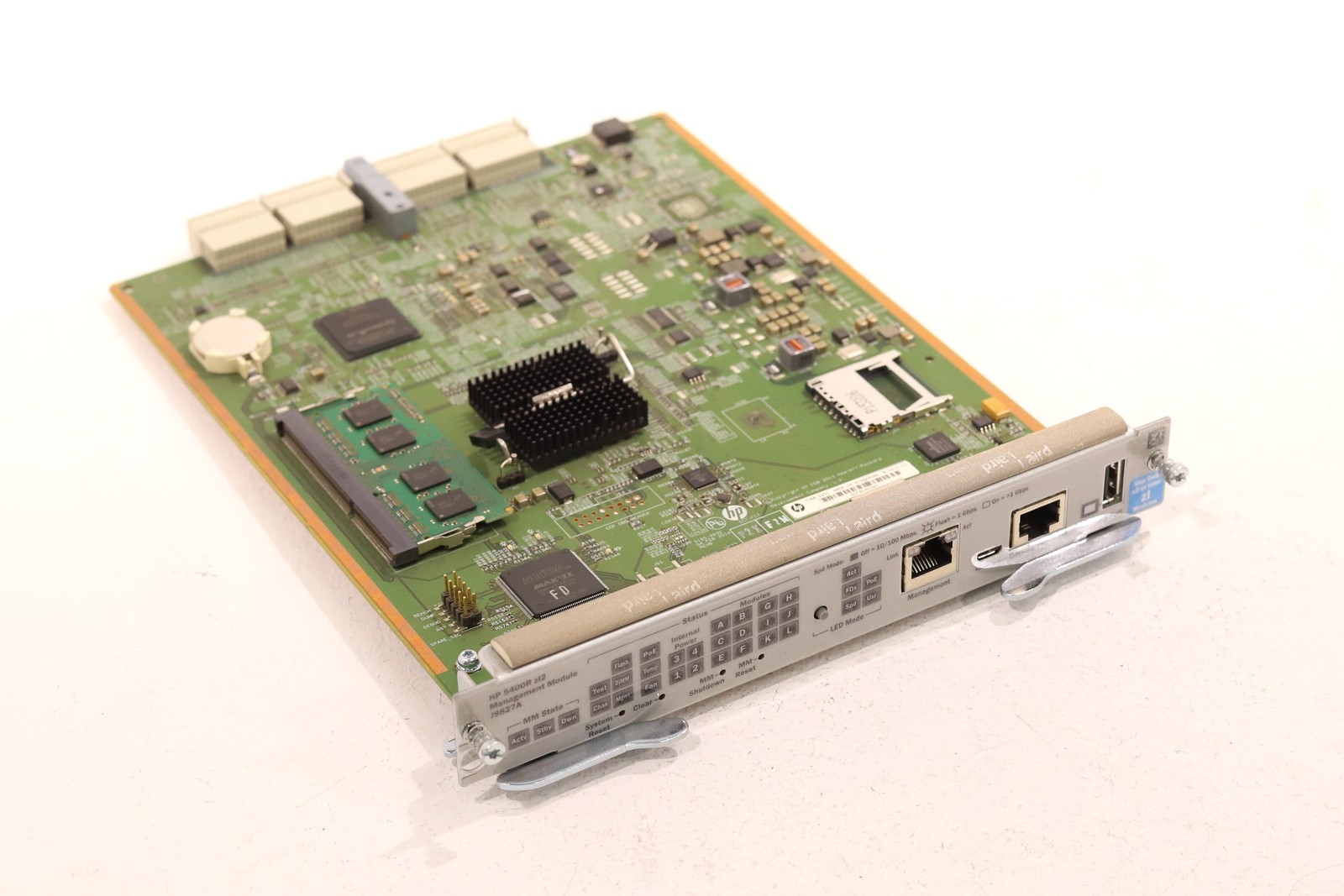 HP 5400R zl2 10/100 Mbps 4GB RAM Management Module P/N: J9827A Tested Working