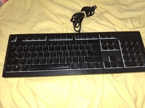 Razer Ornata Expert Gaming Keyboard Mecha Membrane Green Backlit Wired TESTED
