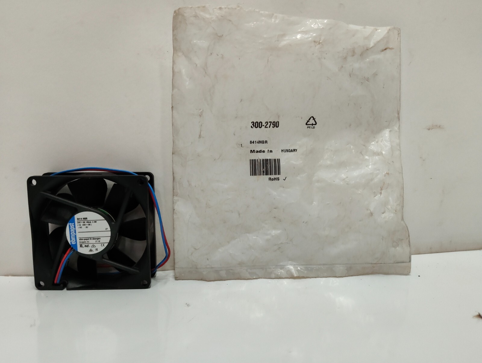 EBMPAPST 8414 NGR 24V DC 85Ma COOLING FAN