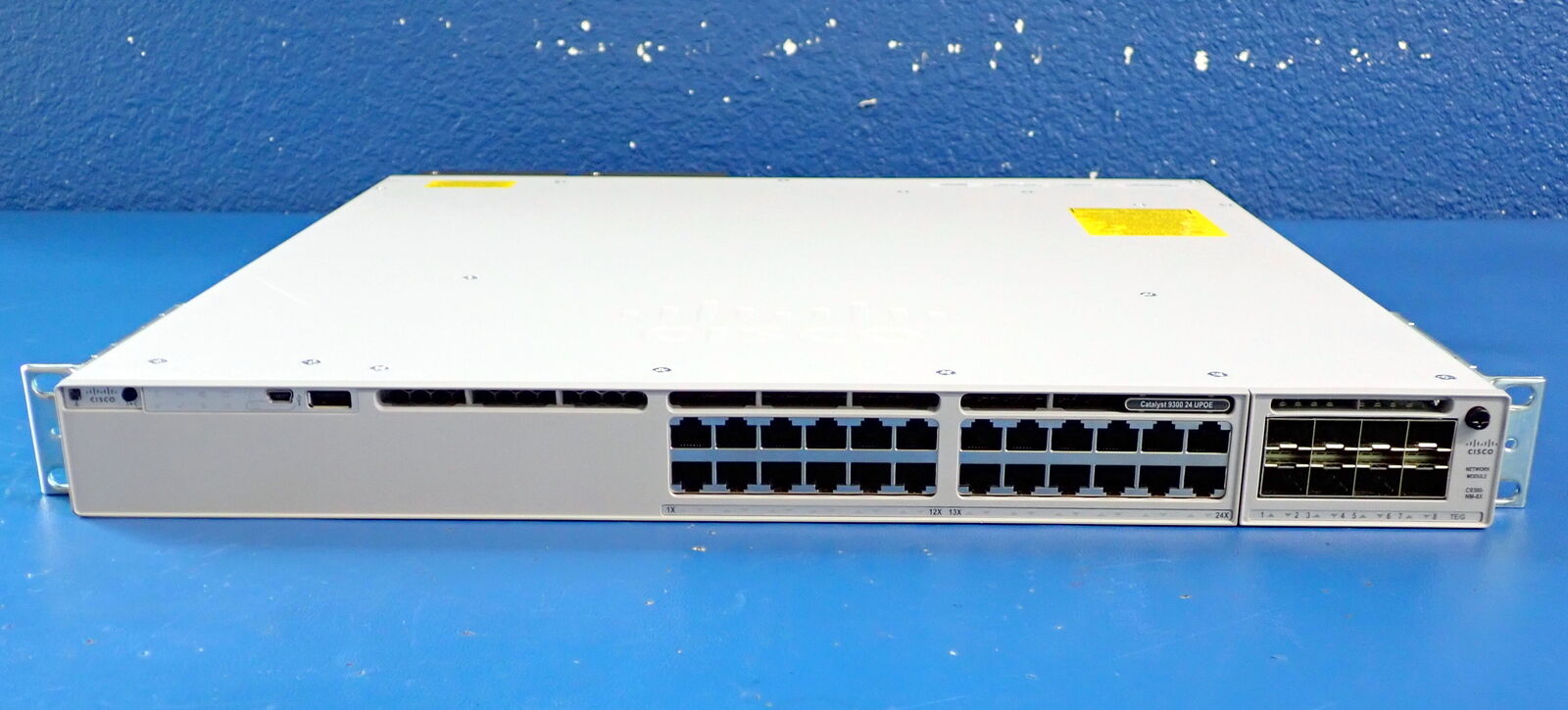 Cisco Catalyst 9300 UPoE Ethernet Switch C9300-24U-E w/ Cisco C9300-NM-8X Module