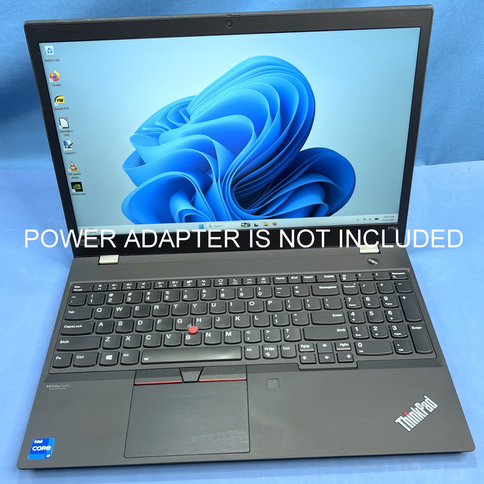 Lenovo ThinkPad P15s Gen 2 - i7-1165G7, T500, 32GB RAM, 512GB NVMe - Win11