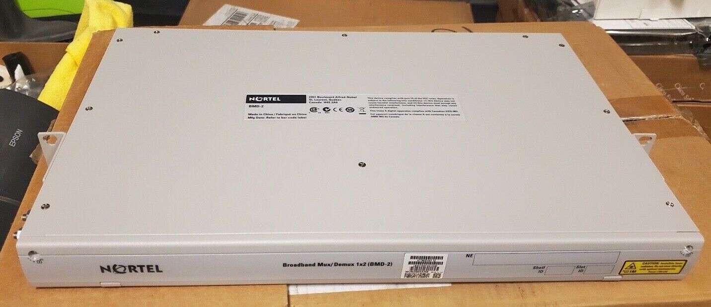 New Open Box Nortel Ciena (BMD-2) - Broadband Mux/Demux 1x2 - Replacement 