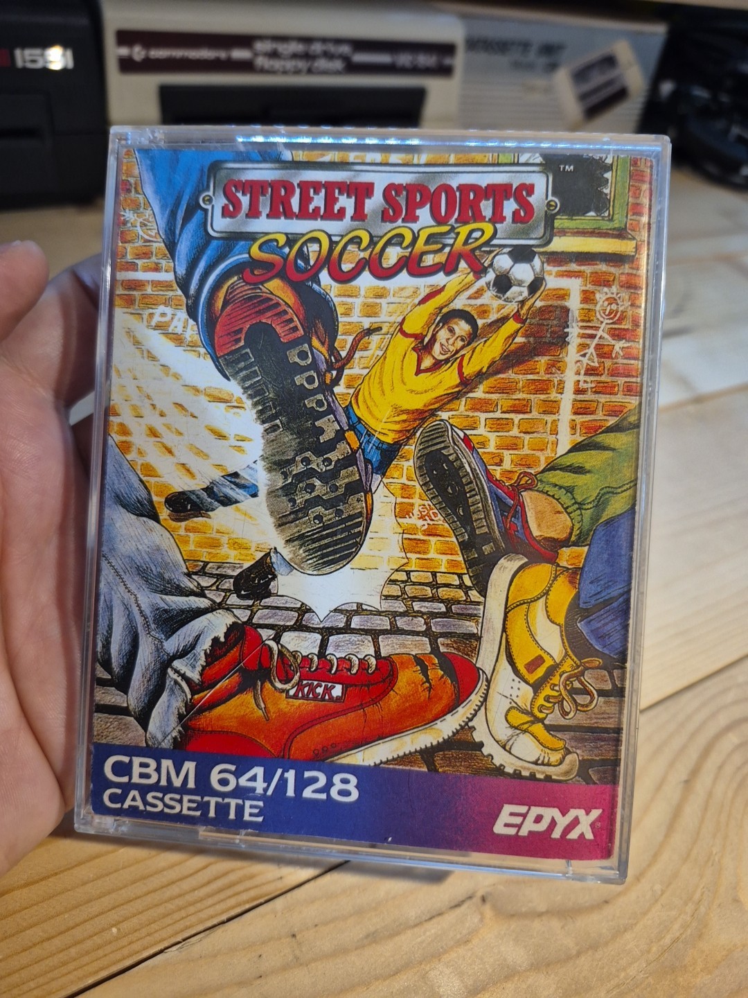 C64 : STREET SPORTS SOCCER ORIGINAL GAME X COMMODORE 64 tape EPYX