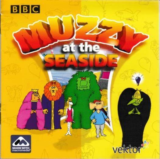 Muzzy At The Seaside PC MAC CD learn Spanish French English foreign languages