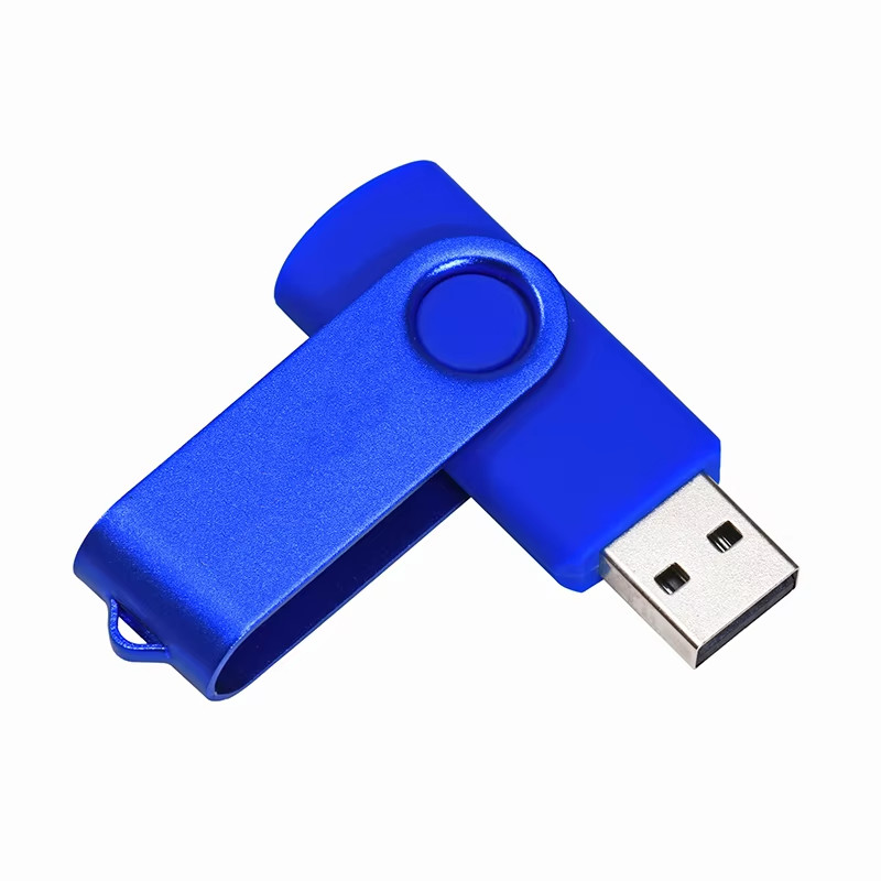 Custom Logo Rotating Pastic Flash Drives 32GB 64GB 128GB Pen Drive Memory Stick