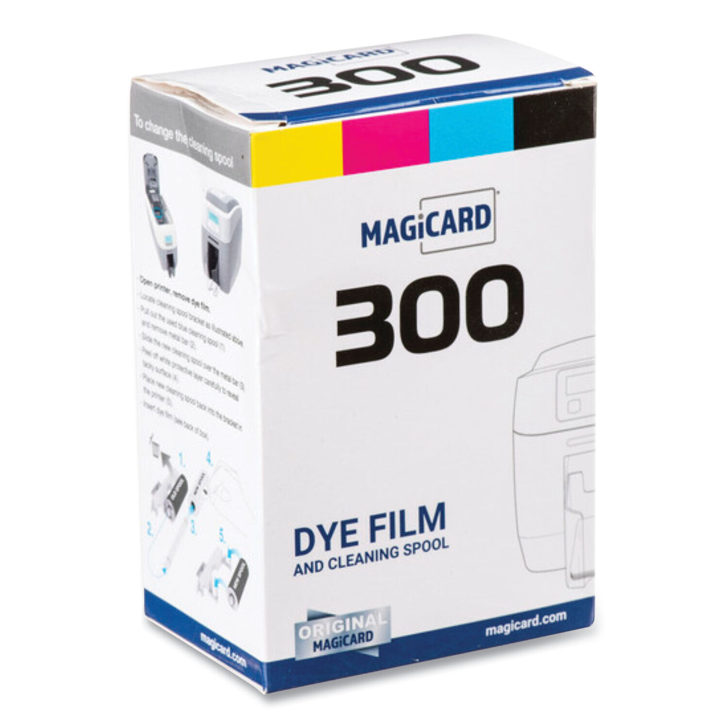 300 Dual YMCKO/2 Printer Ribbon Black/Cyan/Magenta/Yellow MC300YMCKO2
