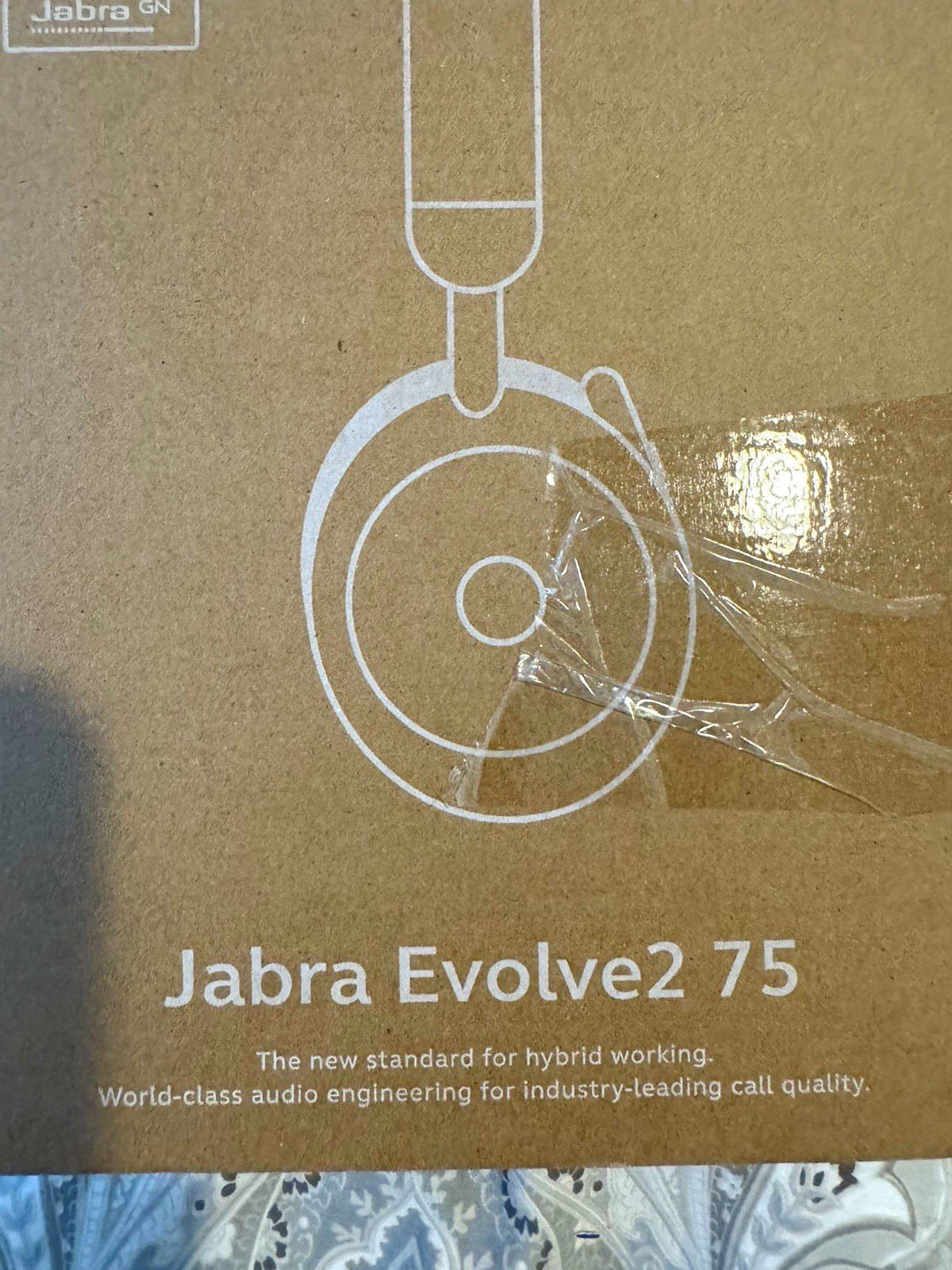 Jabra Evolve2 75 Wireless DECT USB Stereo Over-Ear Boom Mic Headset Black