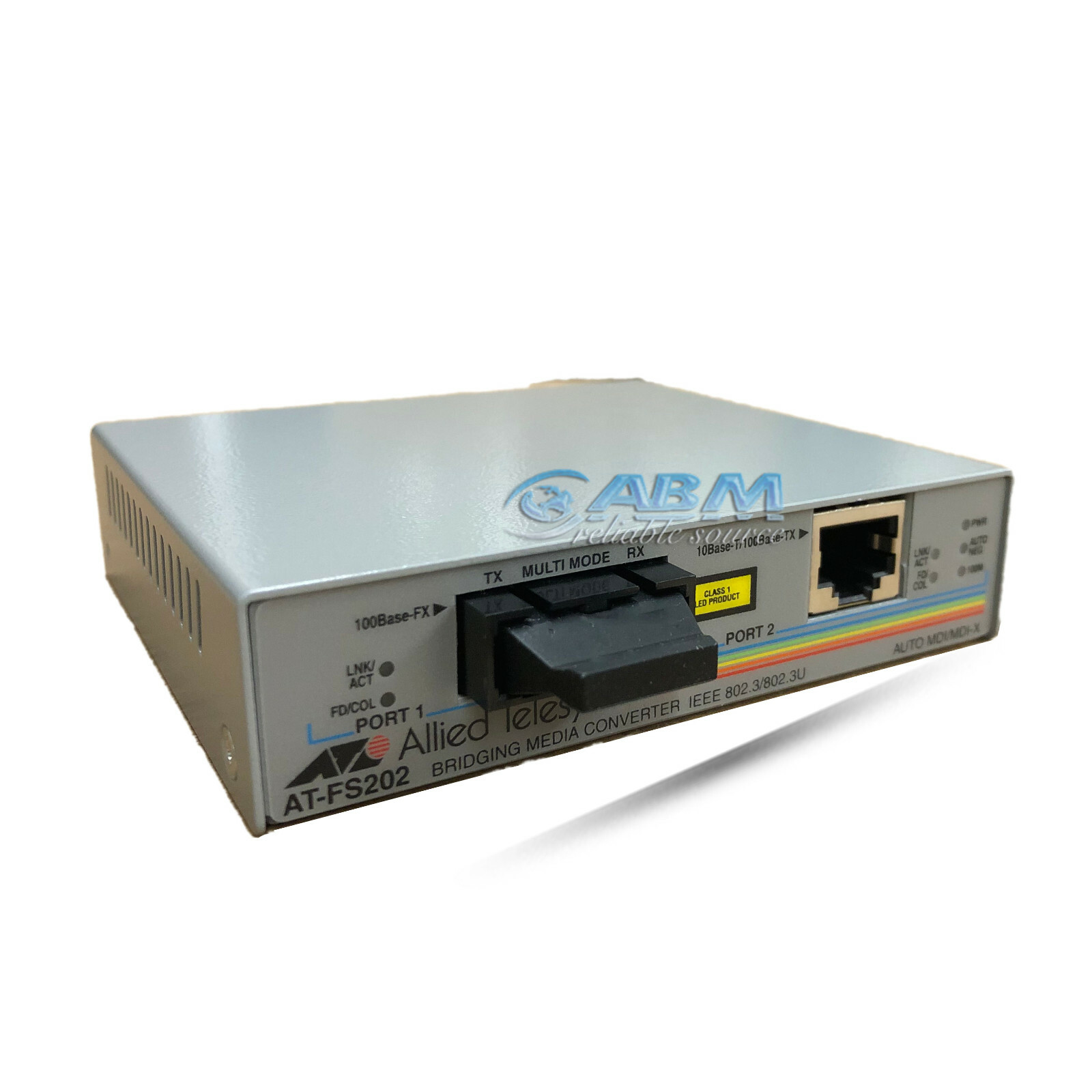 AT-FS202-90 Allied Telesis 10/100Base-TX To 100Base-FX SC Media Converter