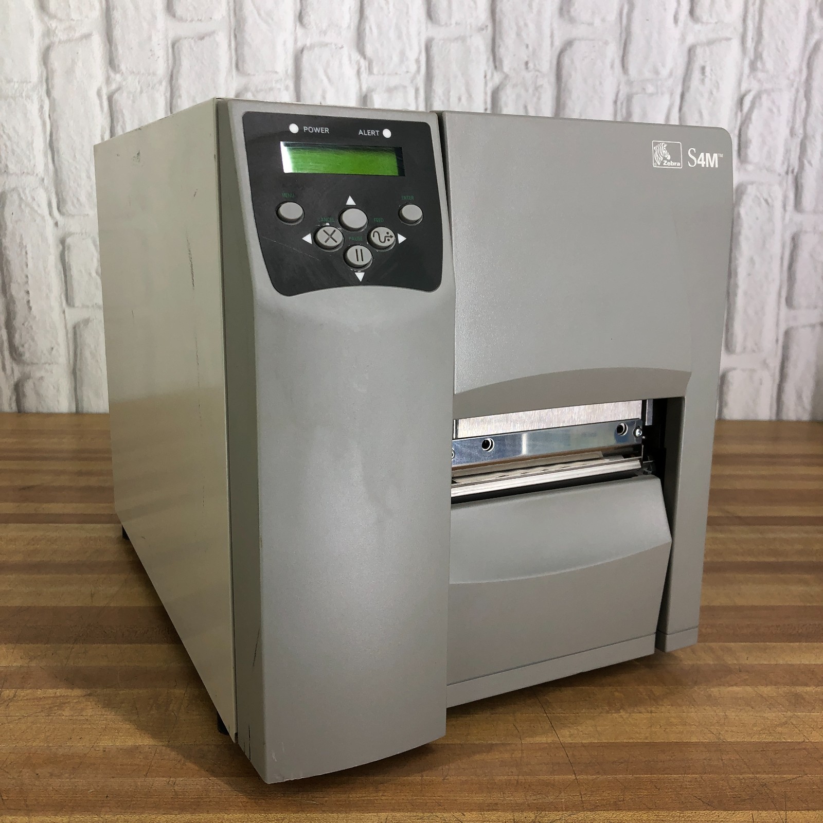 FULLY TESTED ZEBRA S4M Thermal Transfer Barcode Label Printer Ethernet USB WORKS