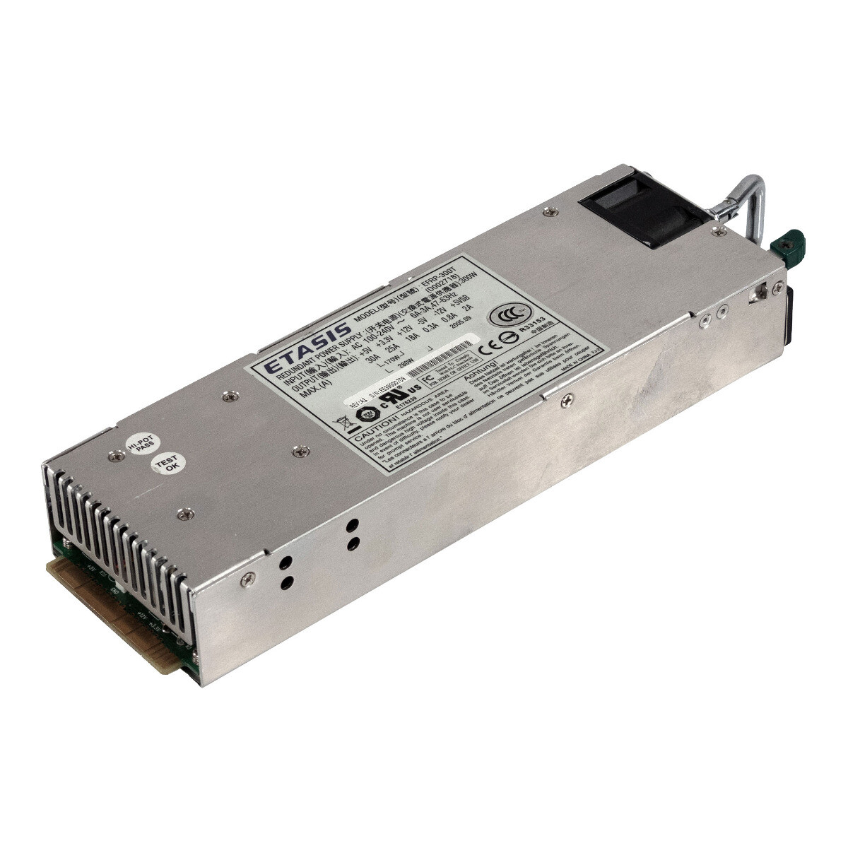 POWER SUPPLY ETASIS EFRP-300T POWER SUPPLY REDUNDANT 300 WATT 