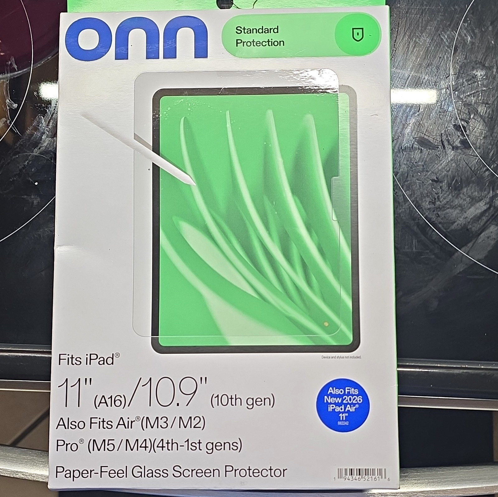 onn. Paper-Feel Matte Tempered Glass for iPad 11" A16/10.9" 10th Gen