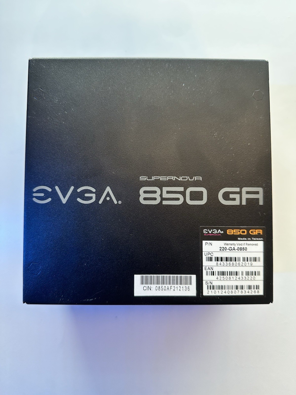 EVGA Supernova 850 GA 850W Fully Modular Power Supply ATX