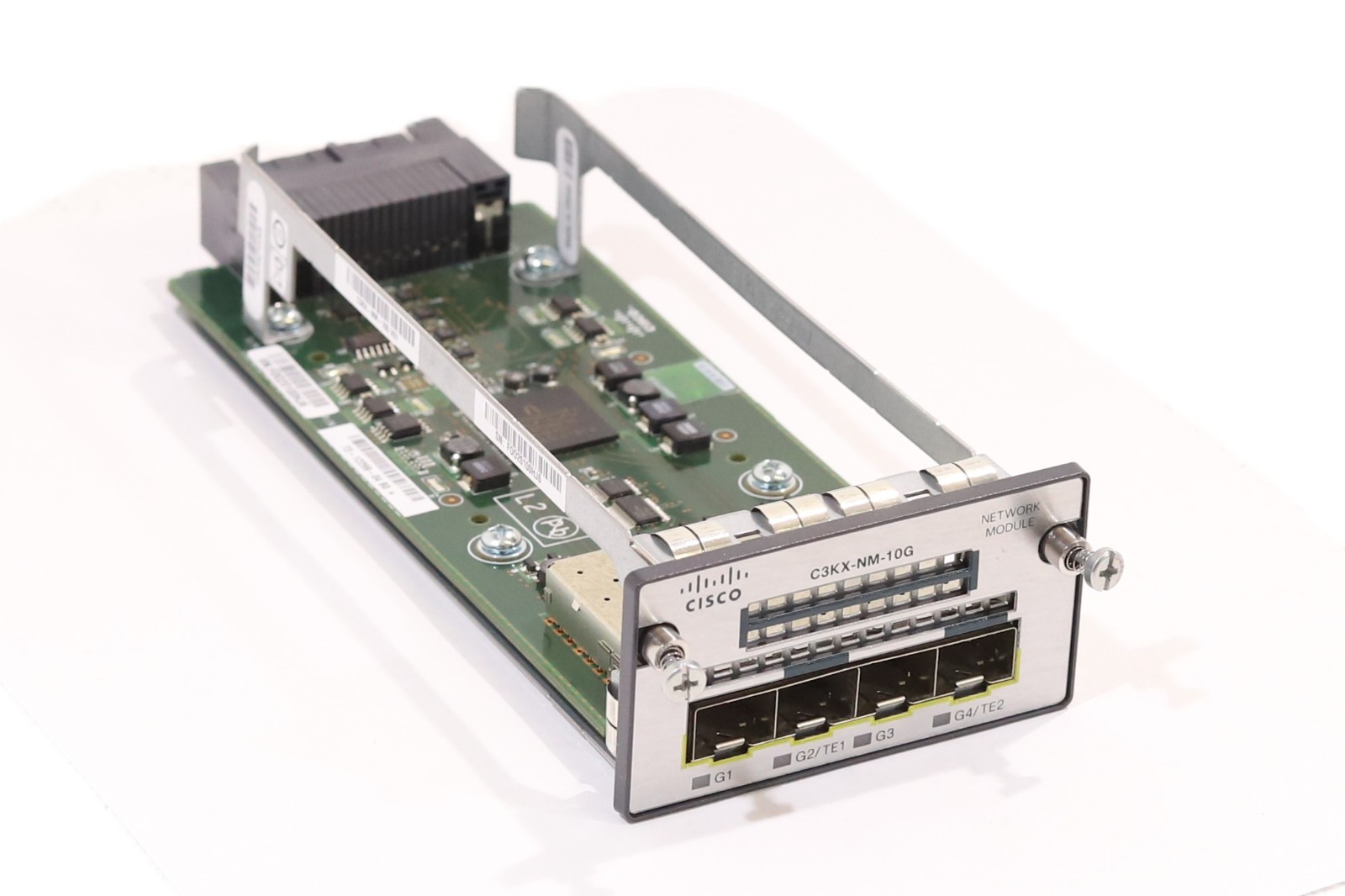 Cisco Quad-Port 10GbE SFP+ Network Expansion Module P/N: C3KX-NM-10G Tested