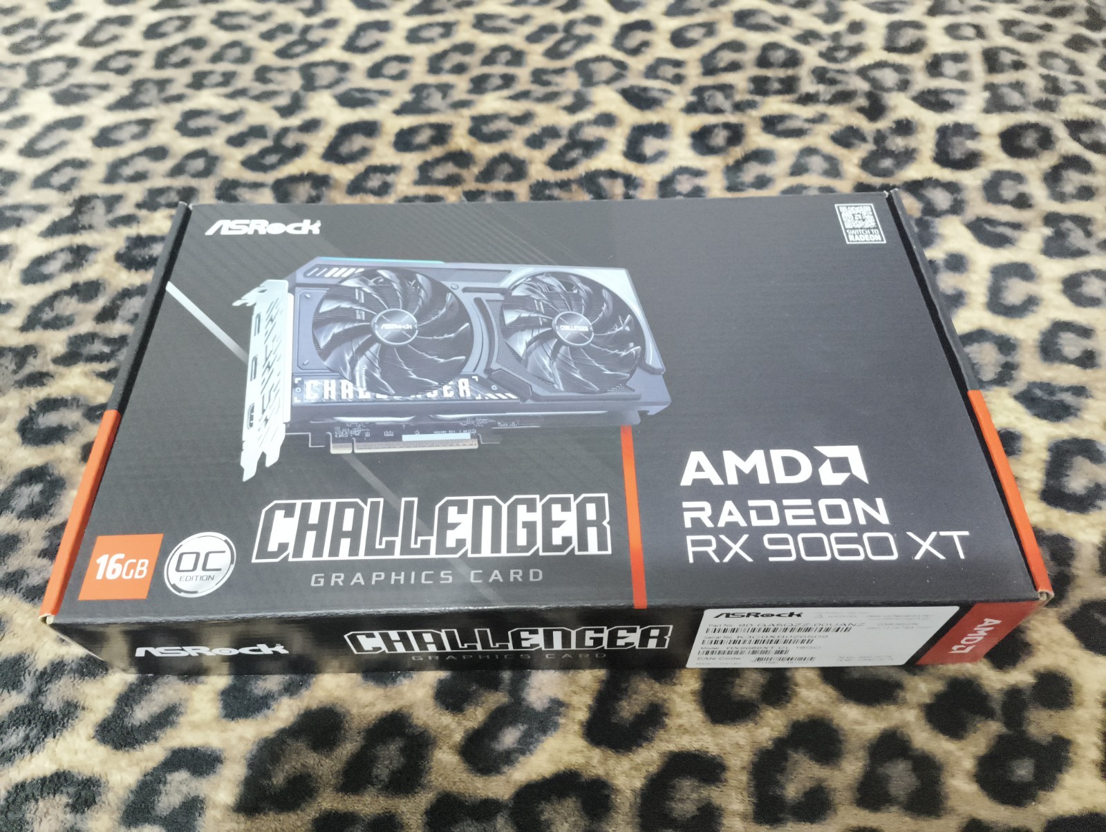 AMD ASRock Challenger Radeon RX 9060 XT 16GB GDDR6 Graphics Card