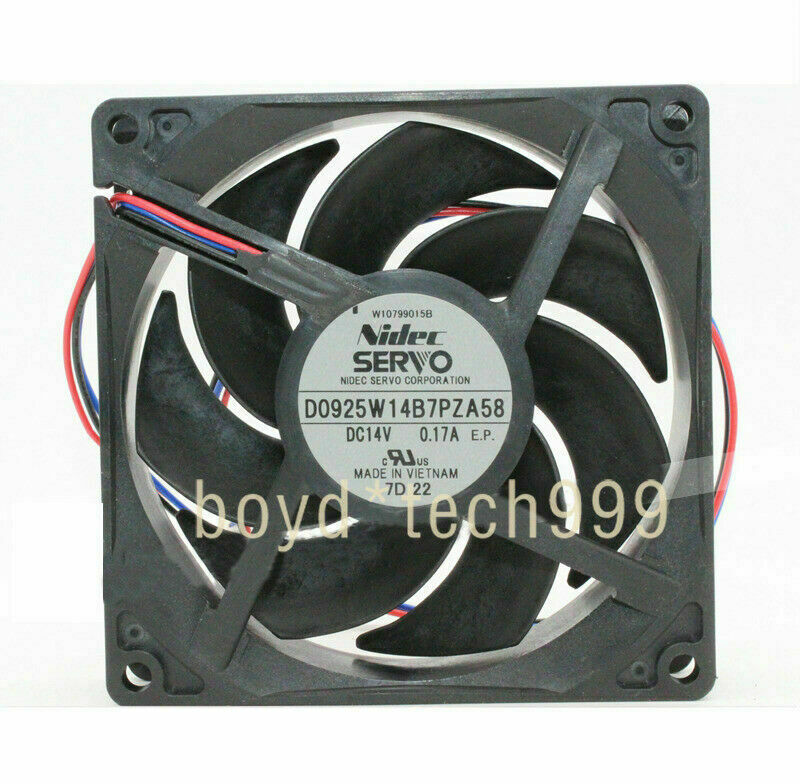 For W11087438 3-Wire 14V 0.17A 9CM Whirlpool Refrigerator Evaporator Fan Motor