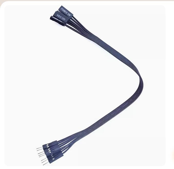 20/30/50CM Motherboard Switch Hard Disk Cable LED/PLED/Reset SW/Power SW Line ##
