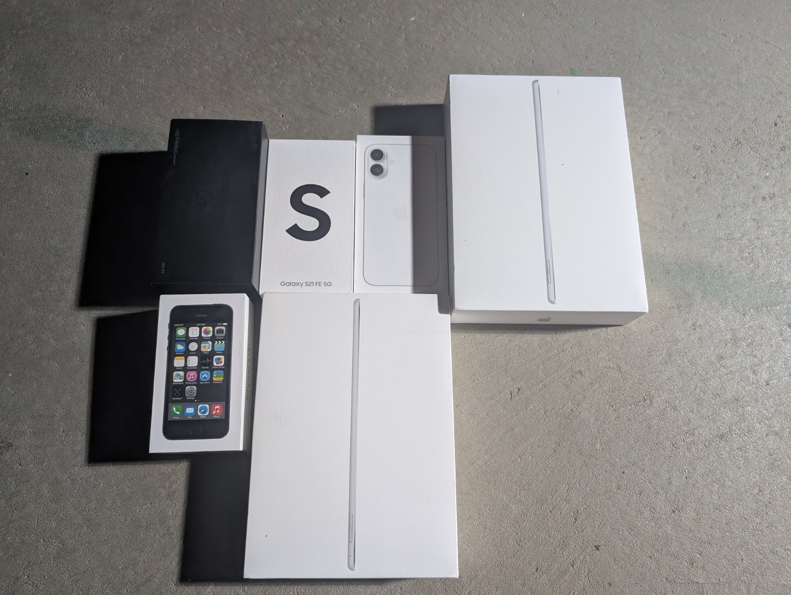 Box Only No iPad Air 9th Gen 16 Plus iPhone 5 S Samsung Galaxy S21 Fe S9+ Pixel