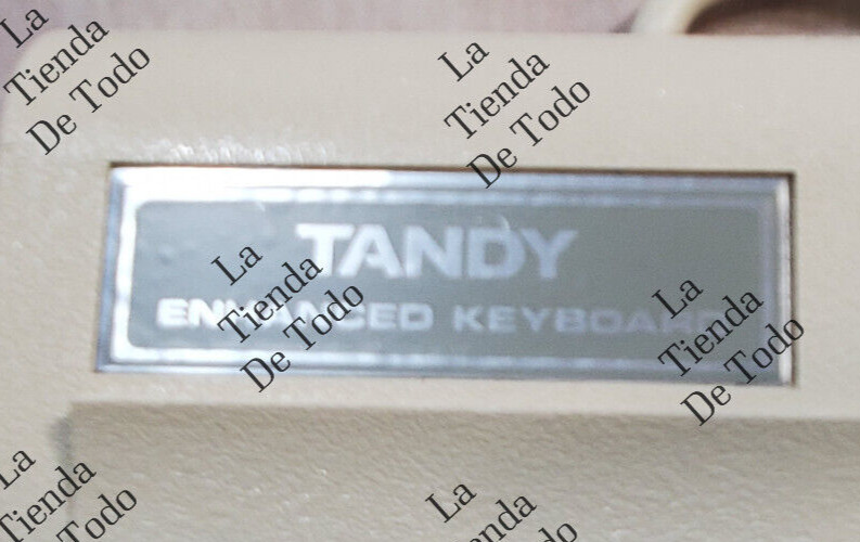 Vintage Heavy metal Tandy Enhanced Computer Keyboard for parts or repair
