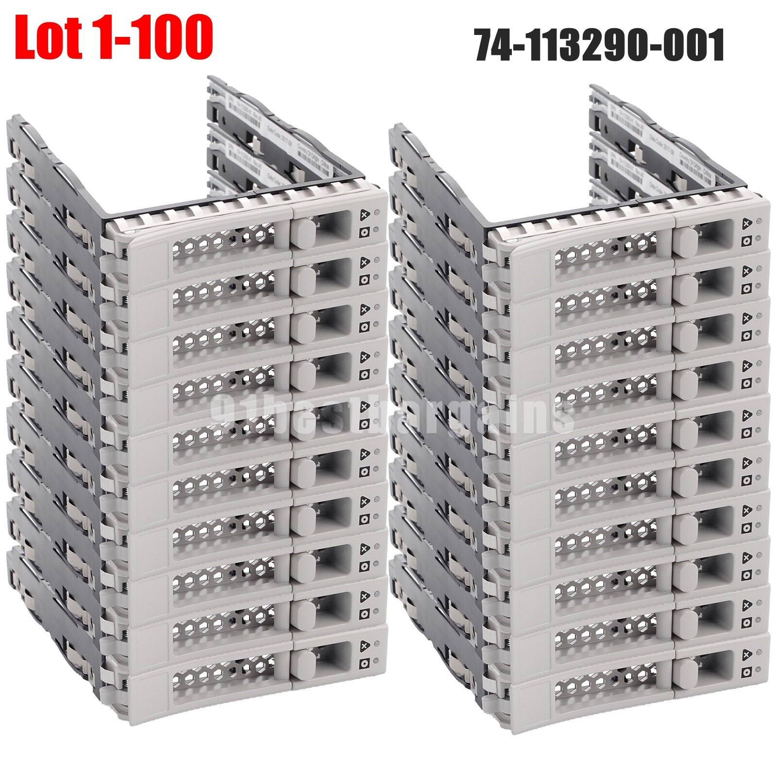 Lot Cisco UCS C220 C240 C480 ML C4200 M5 2.5" HDD Tray SAS SATA 74-113290-01