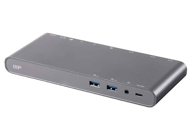 Monoprice 29434 USB-C Dual-Monitor Docking Station for USB-C Laptops, NEW