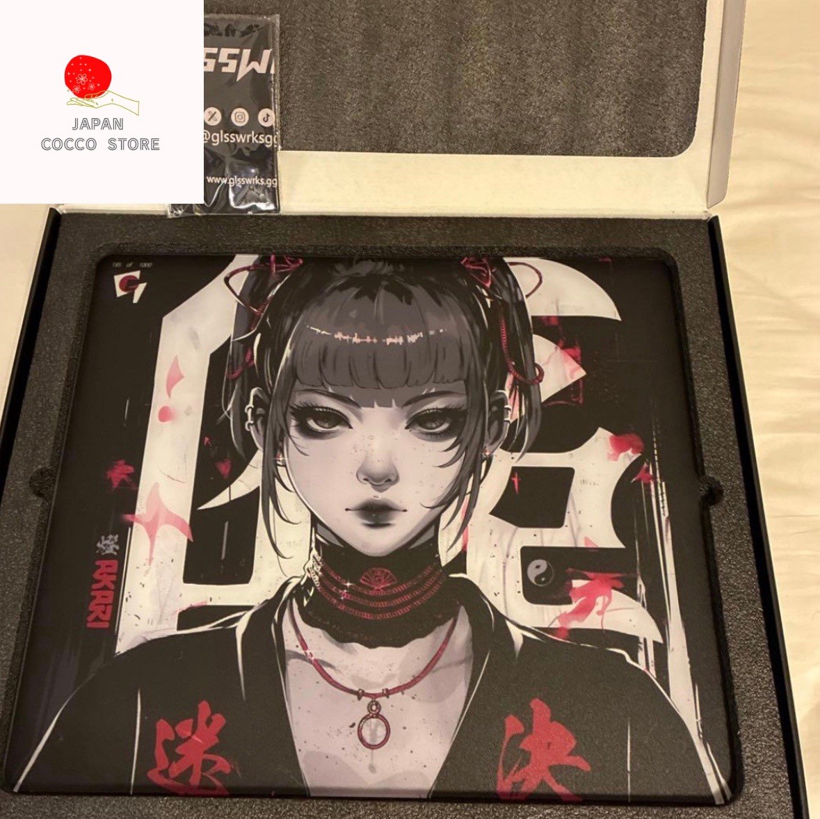 GLSSWRKS Akari Premium Glass Mousepad Gaming Mousepad NEW