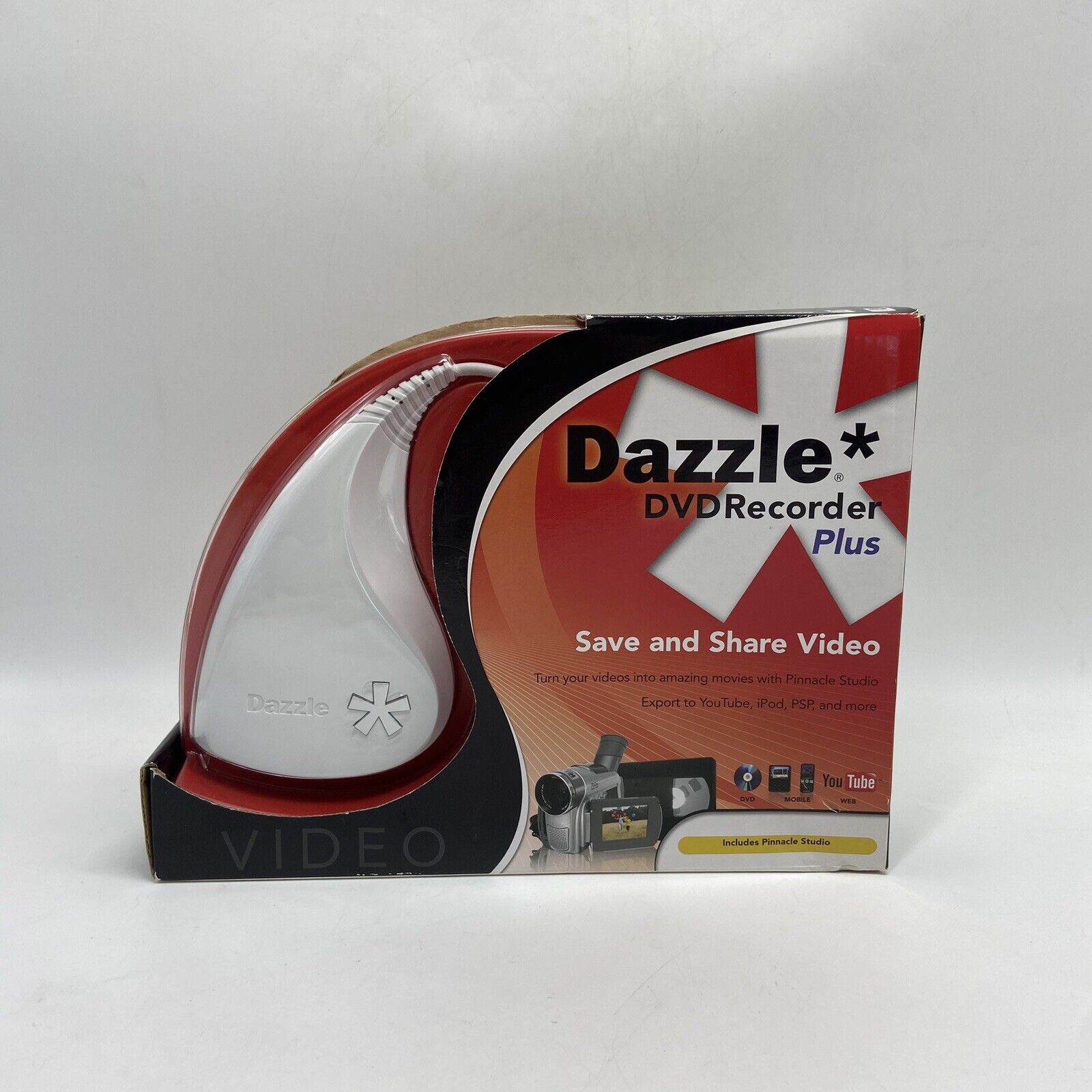 Dazzle DVD Recorder Movie Video Capture w/ Pinnacle Studio