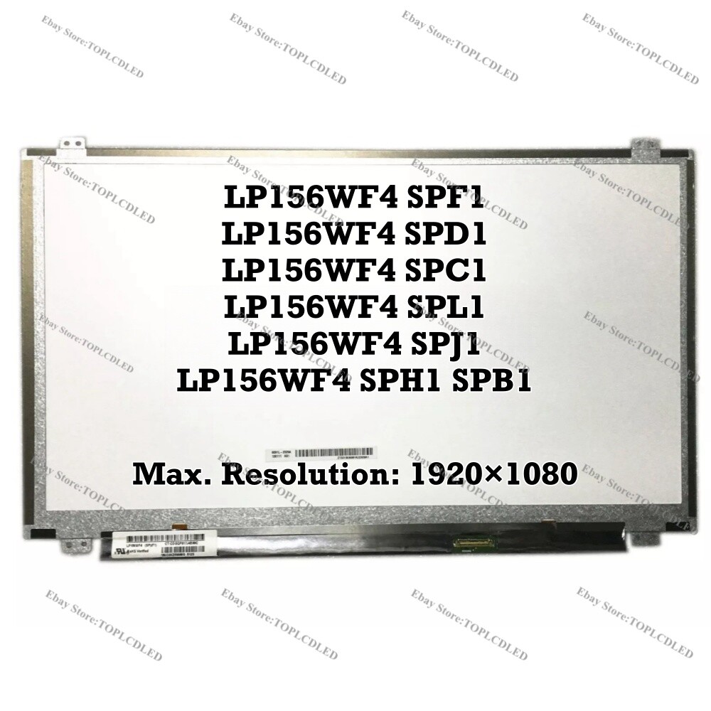 LP156WF4 SPF1 fit LP156WF4 SPD1 SPC1 SPL1 SPJ1 SPH1 SPB1 FHD LCD Screen Panel