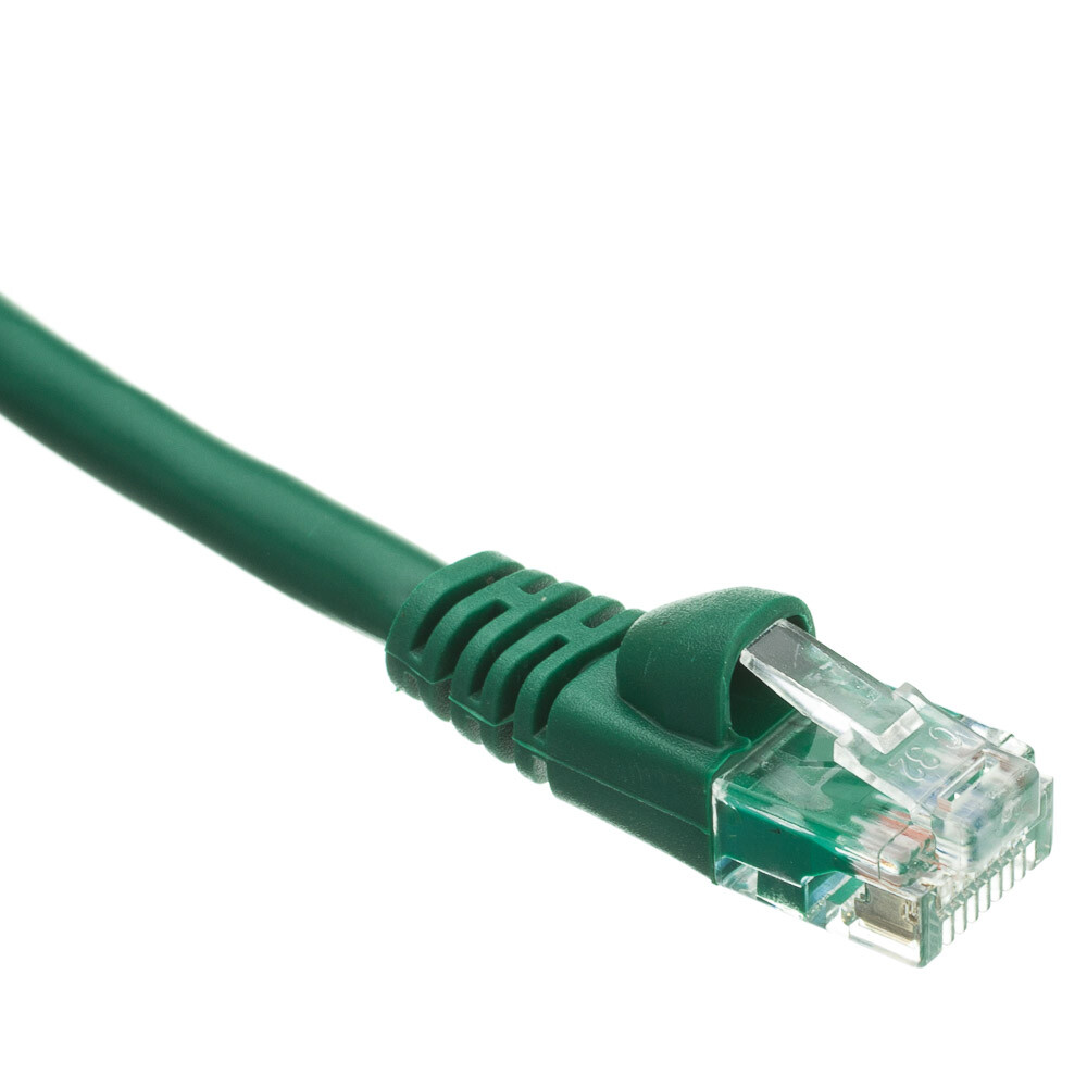 Snagless 35 Foot Cat5e Green Network Ethernet Patch Cable
