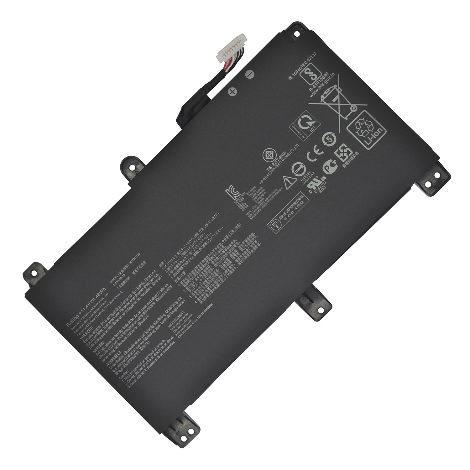 48Wh B31N1726 Battery (Long Line) for ASUS ROG Strix G531 G531GT G15 G512 G512LI