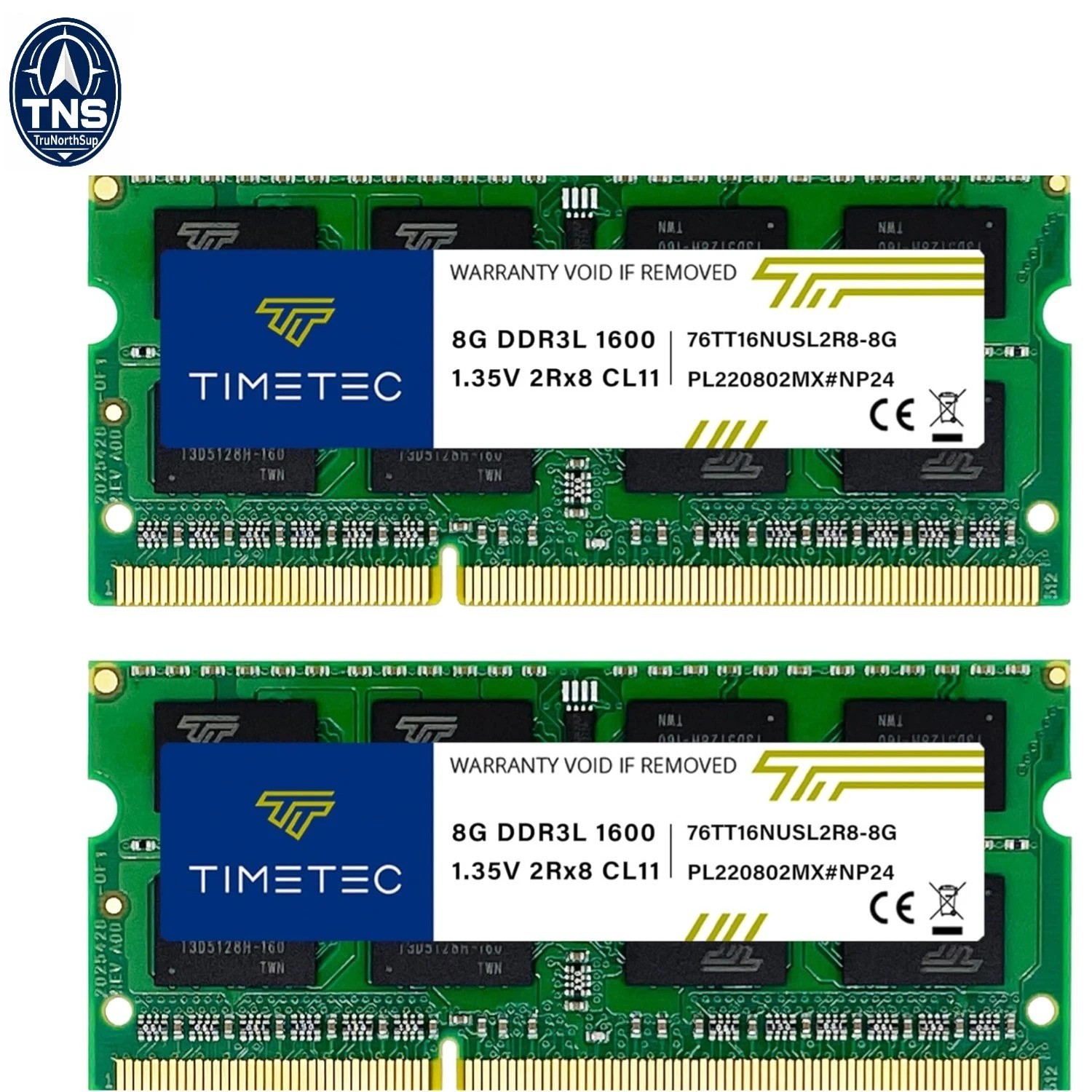 16GB DDR3L SODIMM RAM Kit 1600MHz CL11 for Laptop Notebook 2x8GB
