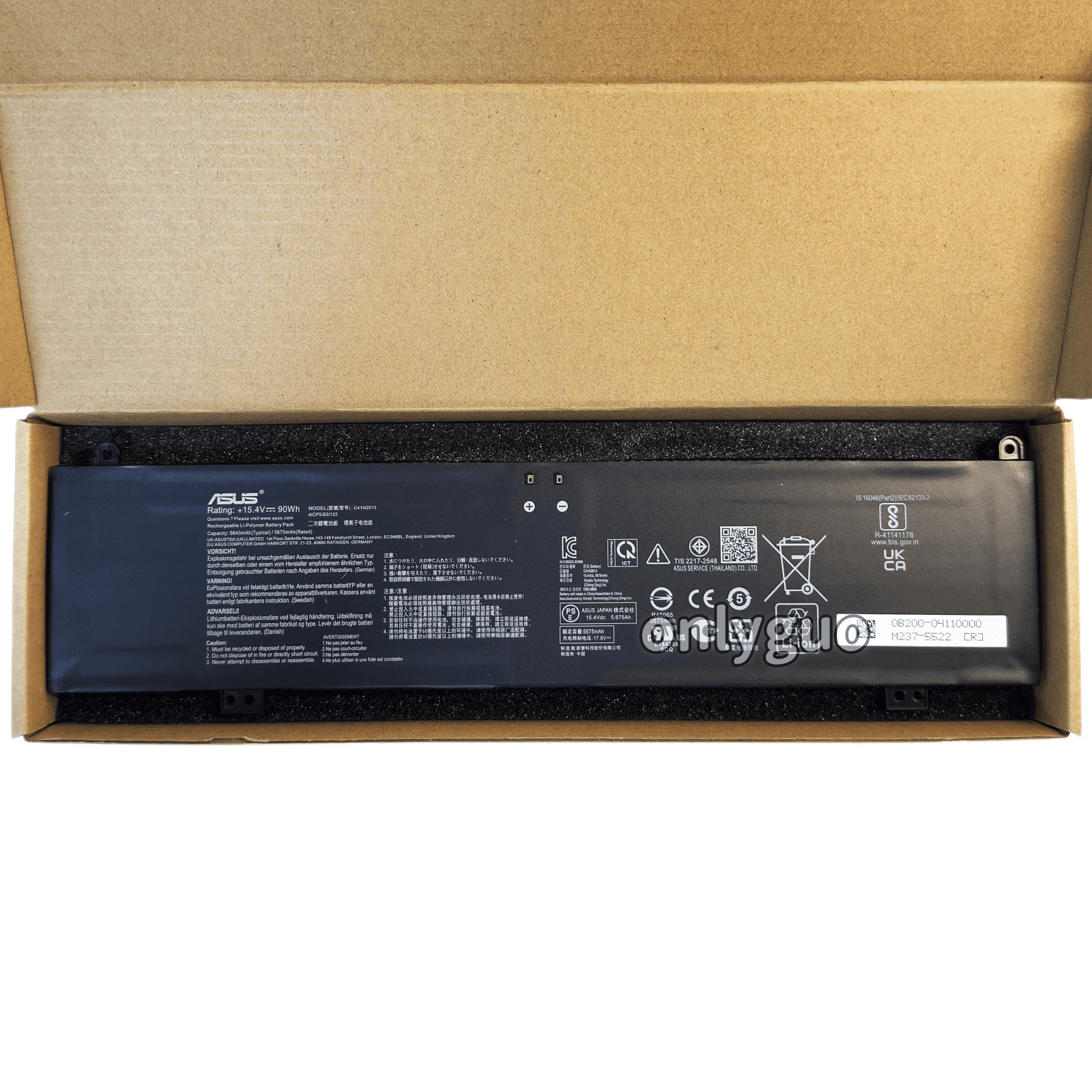 New Genuine C41N2013 90Wh Battery For ASUS ROG Strix G15 G17 Zephyrus GU603 TUF