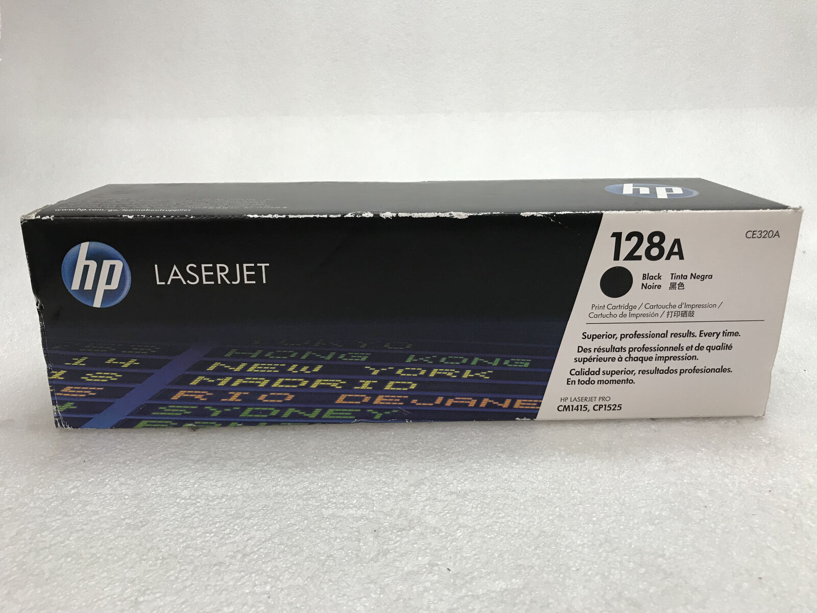 Genuine OEM Sealed HP 128A Black Original LaserJet Toner Cartridge CE230