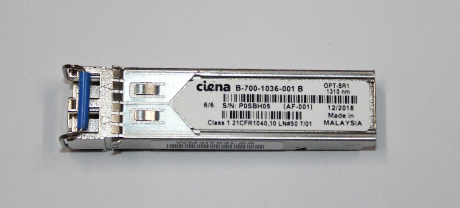 Ciena | B-700-1036-001 B | OPT-SR1 | Class 1 1310nm Transceiver Module