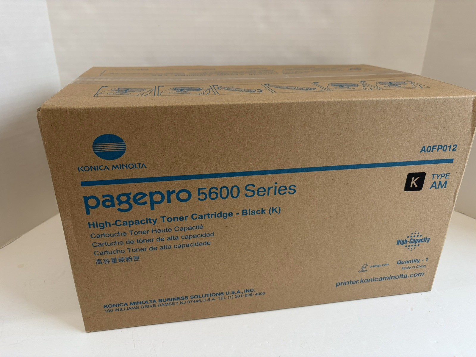 New Konica Minolta A0FP012 OEM Toner PagePro 5600 High Capacity SEALED Ship2DAY