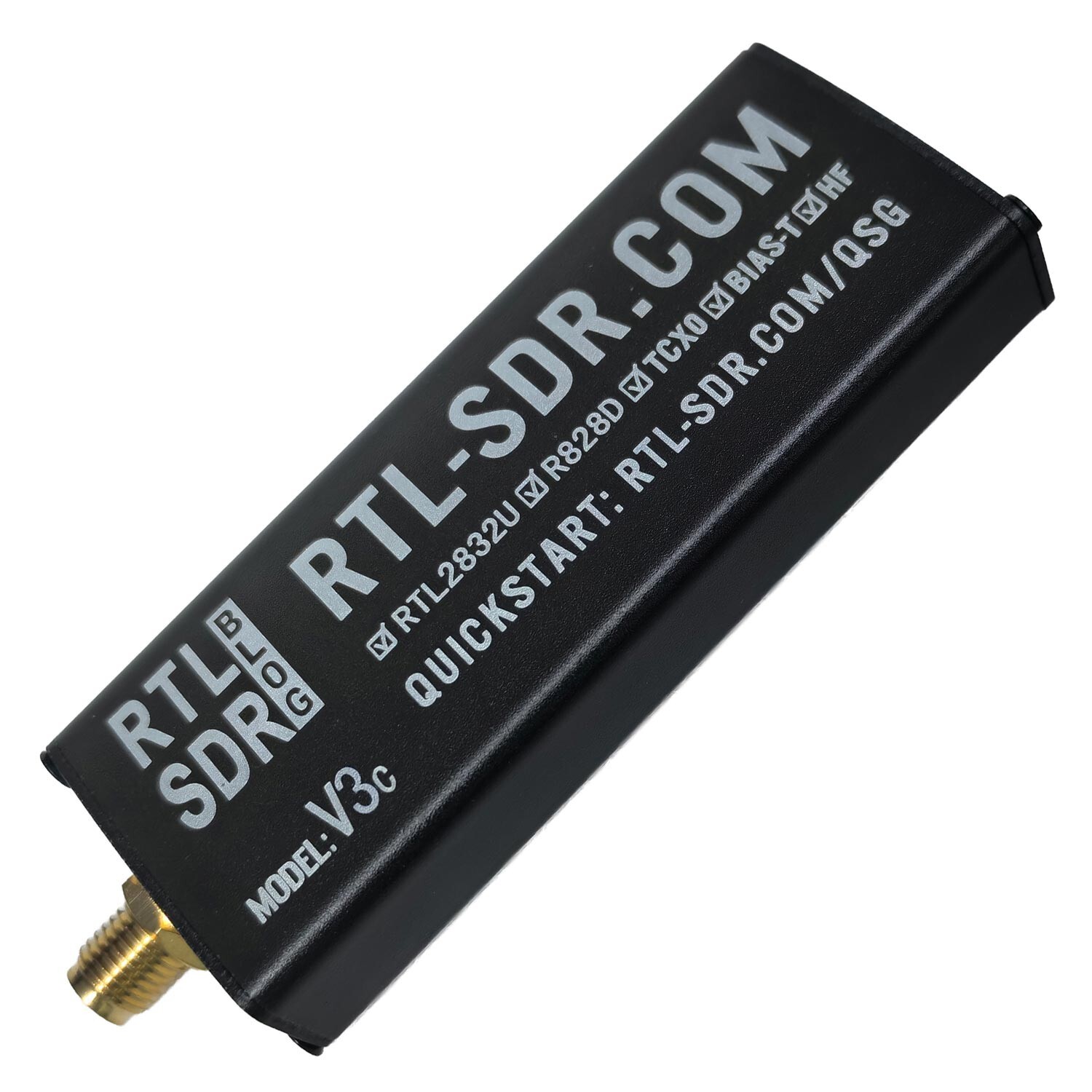 RTL-SDR Blog V3 RTL2832U 1PPM TCXO HF BiasT SMA Software Defined Radio (USB-C)