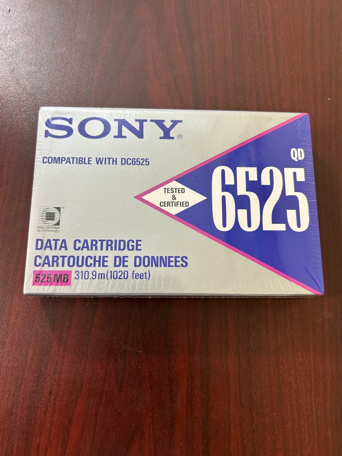 New SONY QD-6525 (DC-6525) Data Cartridge QIC-525MB - Sealed.