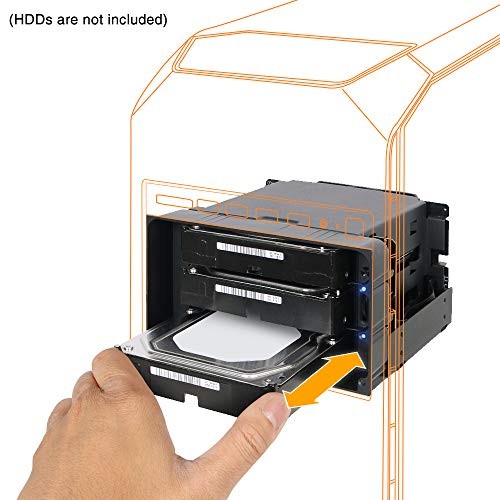 Icy Dock MB830SPB FlexiDOCK Enclosure 5.25" SATA Black