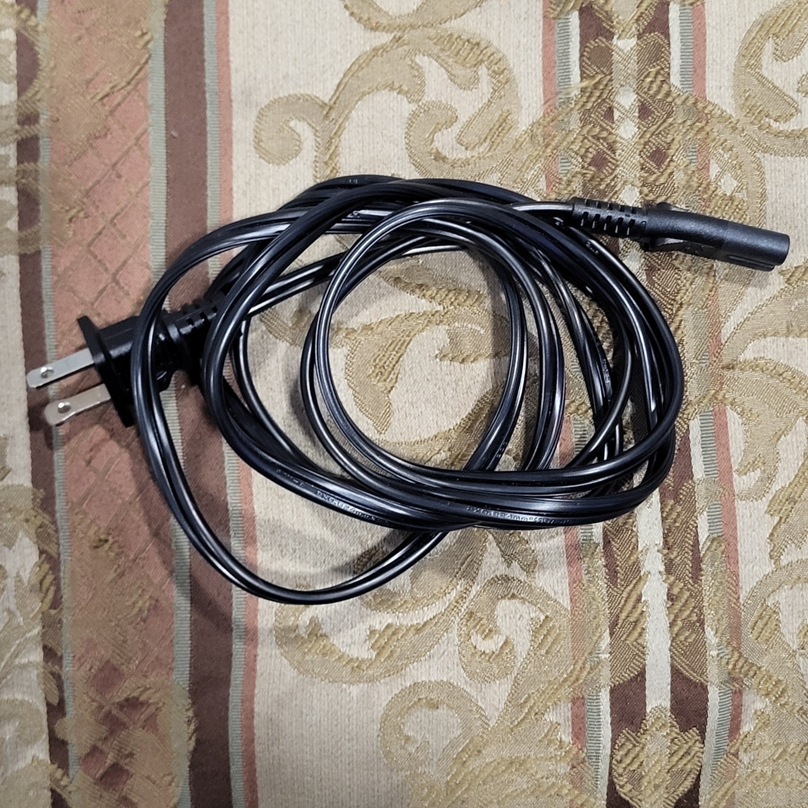 18AWG 2-Prong to Square/Round Connector AC Universal Replacement Power Cable 6ft